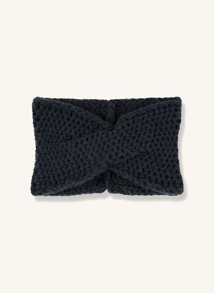 1+ in the family - Amalie Merino Wool Headband | Navy