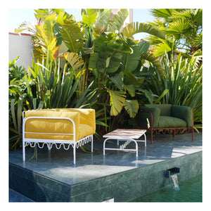 Honoré - Dolores Outdoor Lounge Chair - Waterproof Fabric | Gold