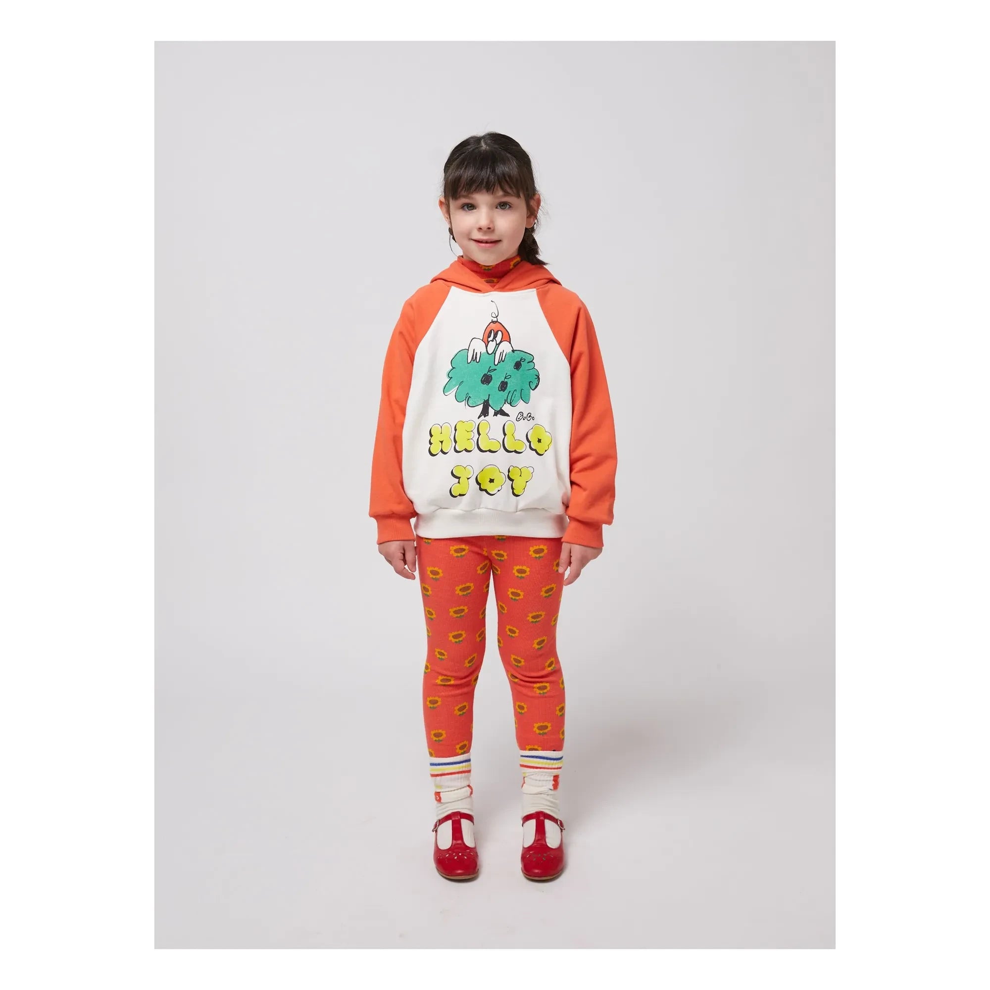 Bobo Choses - Hello Joy Hoodie Organic Cotton | Red