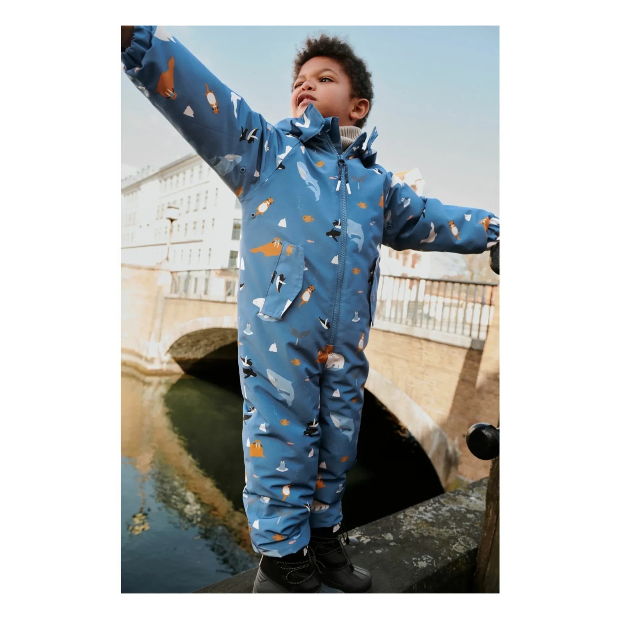 Liewood - Maddy Snowsuit | Azure Blue