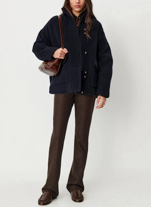 Sessùn - East Coast Wool Coat | Navy