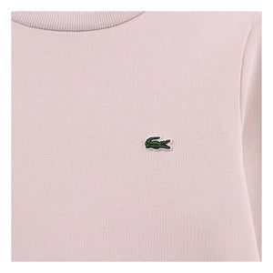 Lacoste - Organic Cotton Logo Sweatshirt | Pale Pink