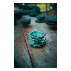 Serax - Verde Lanza tabaklar, Pascale Naessens - 2'li Set | Yeşil