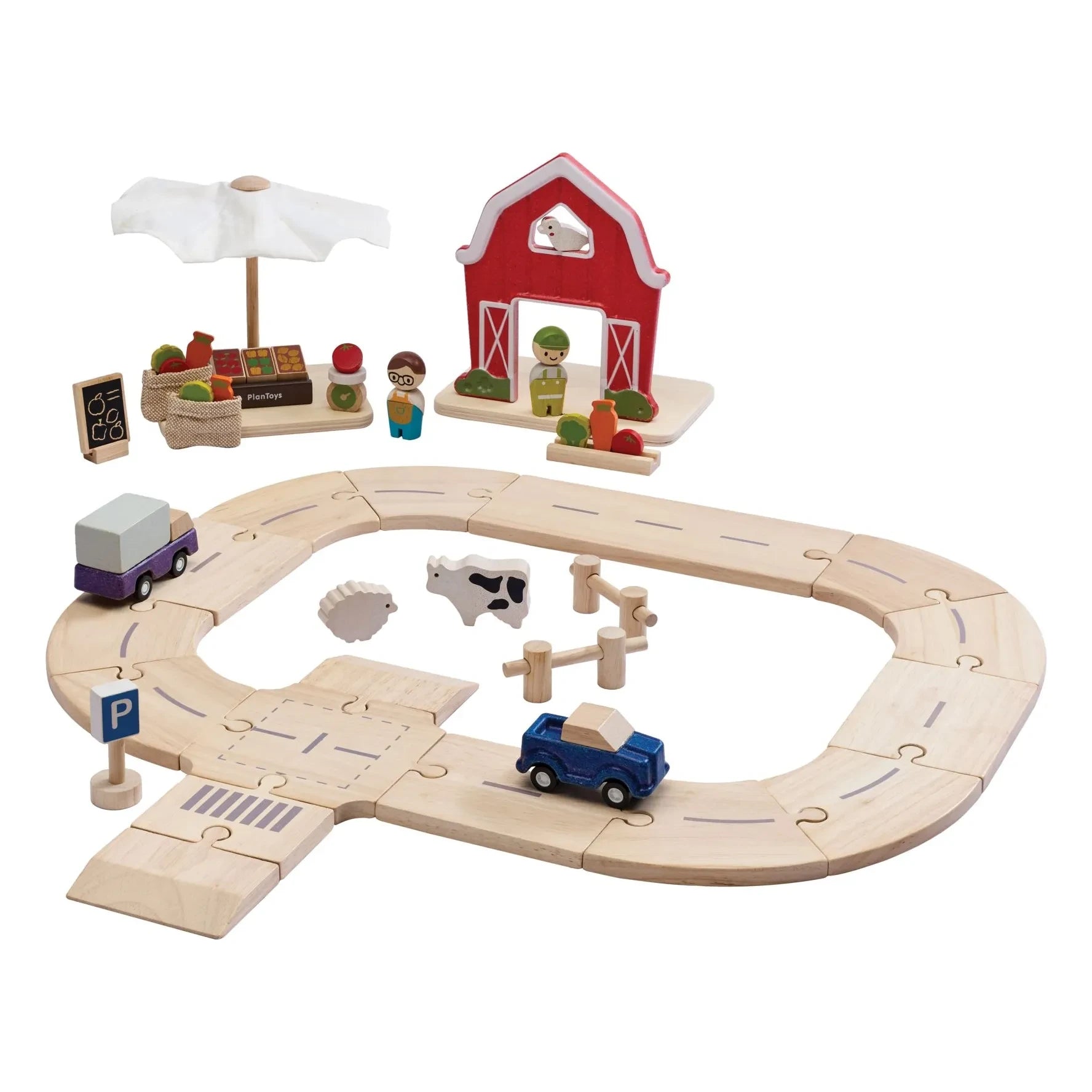 Plan Toys - Plan'City - Journey from Farm to Market