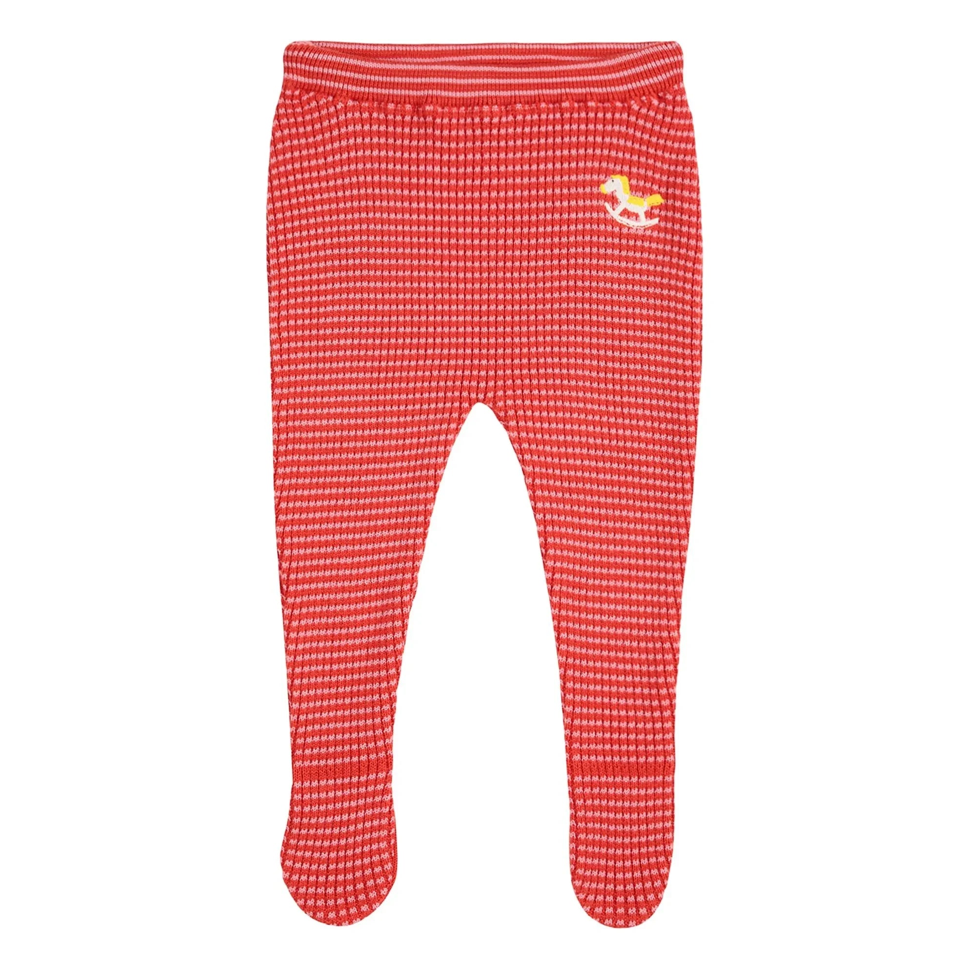 Bobo Choses - Organic Cotton Pea Leggings | Red