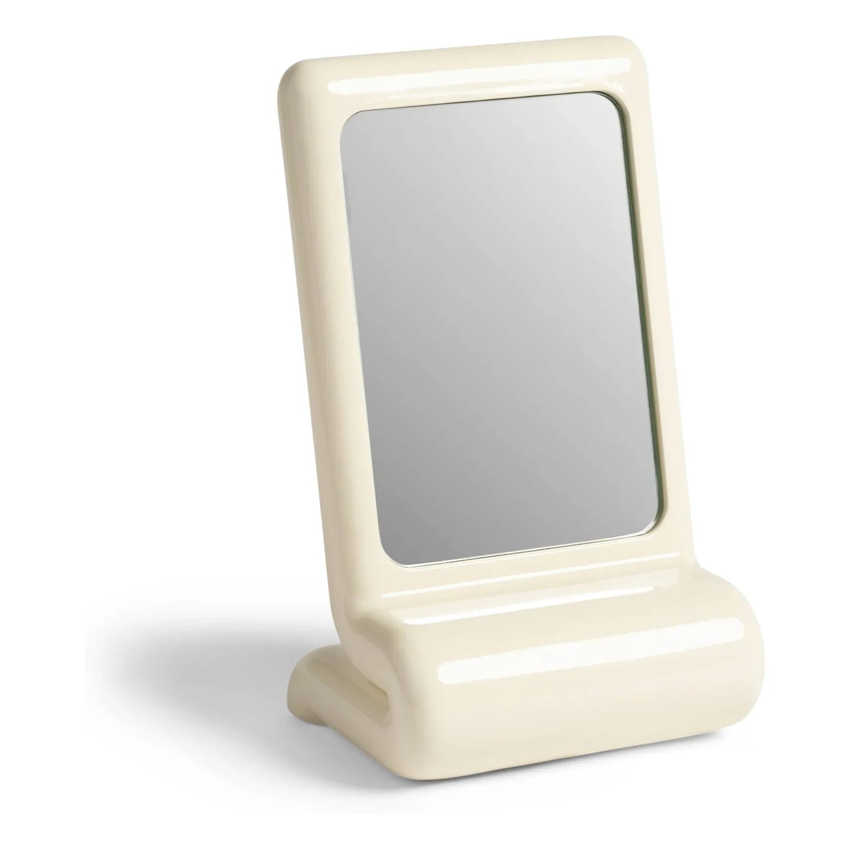 &Klevering - Pouf Table Mirror | Off White
