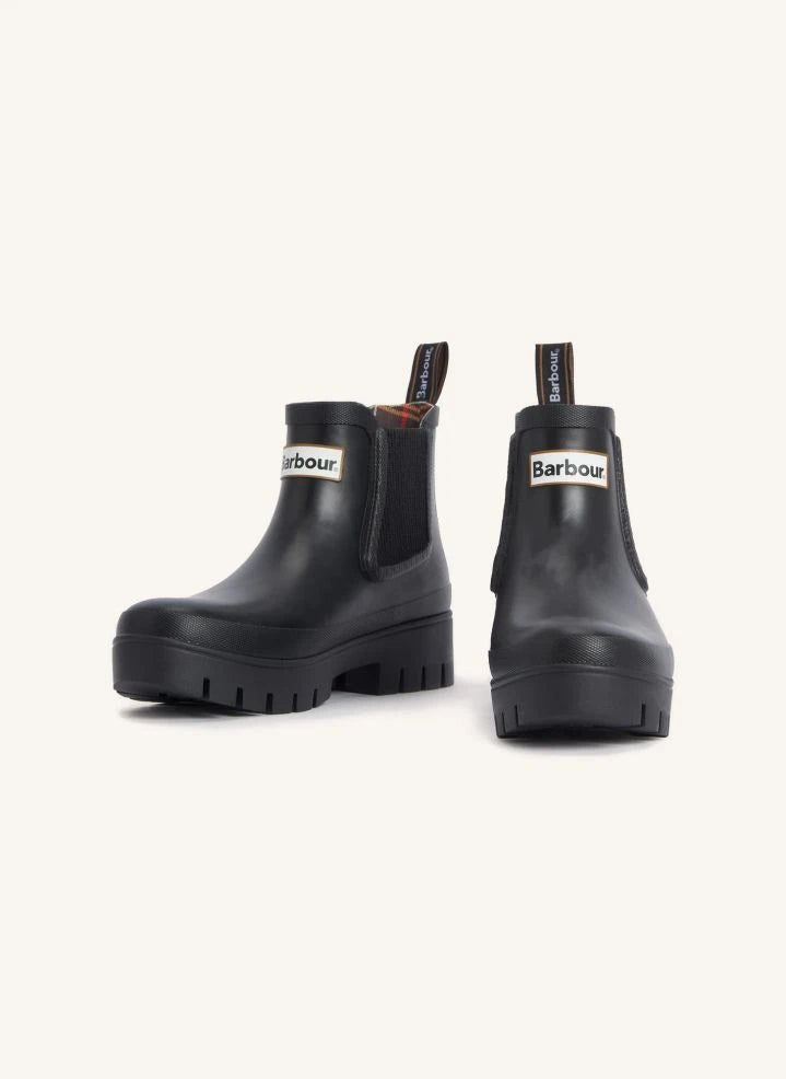 Barbour - Halton Chelsea Rain Boots | Black