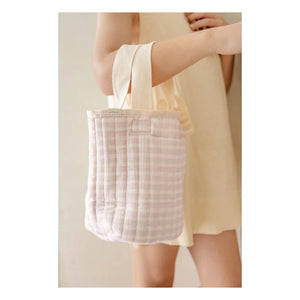 Soft Spot - Organic Cotton Rose Water Storage Basket | Light Pink