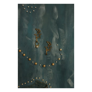 Doing Goods - Marie Cora Recycled Brass Wall Hooks - Set of 2 | Gold Brown