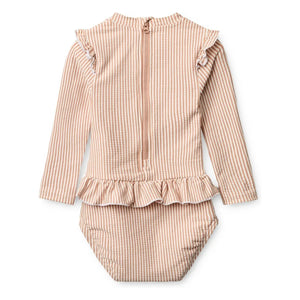 Liewood - Sille Seersucker Swimsuit | Apricot