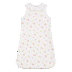 Petit Bateau - Fleurie Organik Pamuk uyku tulumu | Beyaz
