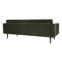 Broste Copenhagen - Wind Velvet 3-Seater Sofa | Olive Green