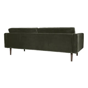 Broste Copenhagen - Wind Velvet 3-Seater Sofa | Olive Green