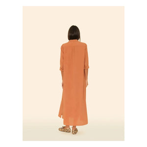 Xirena - Boden Cotton Poplin Dress | Pumpkin