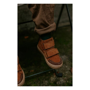 Petit Nord - Scuffed Suede Sneakers | Brown