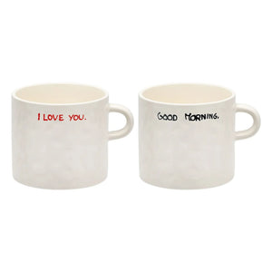 Anna + Nina - Perfect Morning Espresso Cups - Set of 2 | Ecru