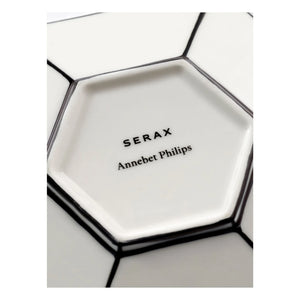 Serax - Annabet Philips cup and saucer set - Set of 2 | Noir/Blanc