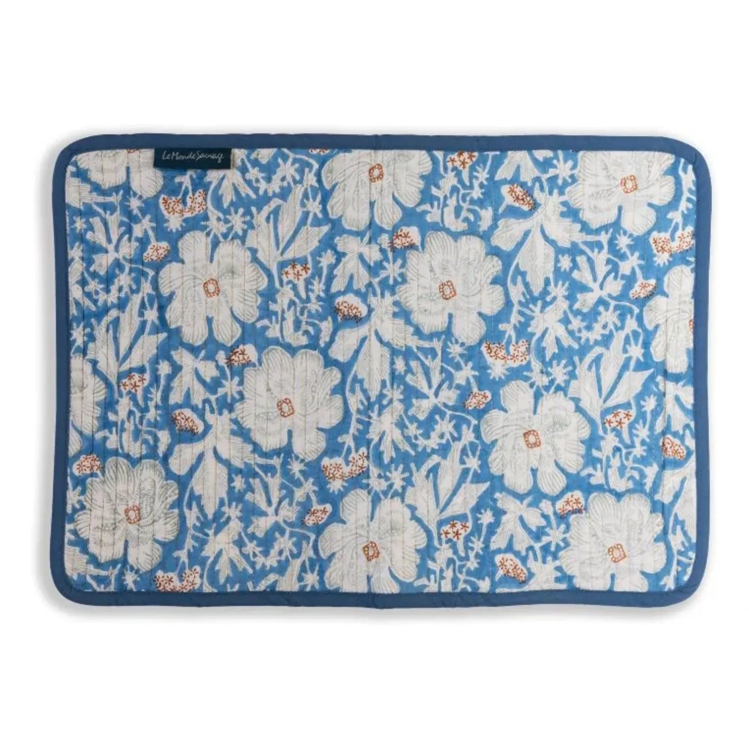 Le Monde Sauvage - St. Petersburg Reversible Placemat - 4-Piece Set | Blue