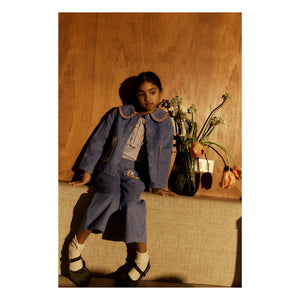 Hello Simone - Duchesse Velvet Jacket | Blue