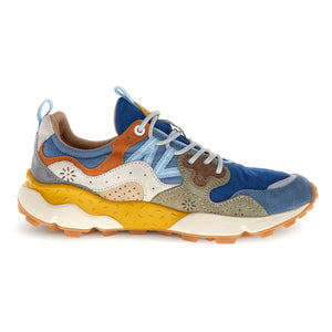 Flower Mountain - Yamano 3 Suede and Nylon Sneakers | Gray Blue