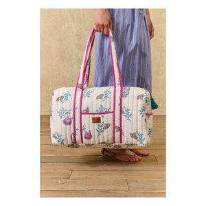 Louise Misha - 36h Bilbao bag in organic cotton | Ecru