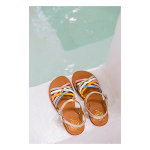 Pom d'Api - Lux Plagette Sandaletler | Altın