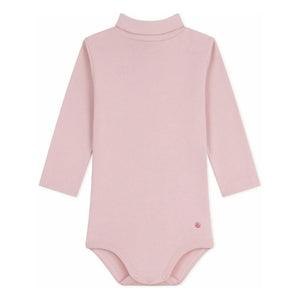 Petit Bateau - Organic cotton boat neck bodysuit | Pale Pink