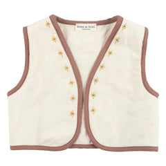 Babe & Tess - Stars Vest | Off-White