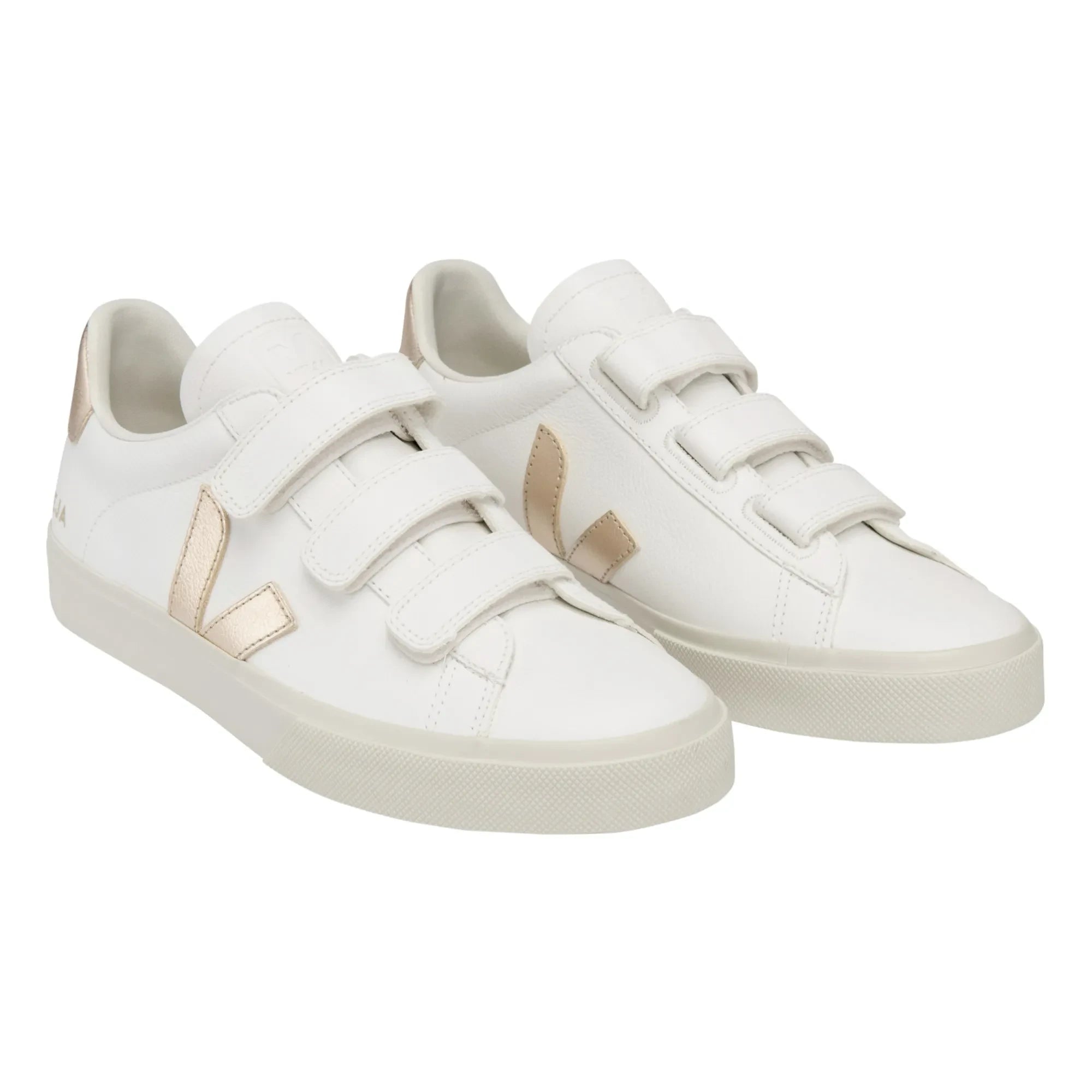 Veja - Recife Chrome-Free Velcro Sneakers - Women's Collection | Gold