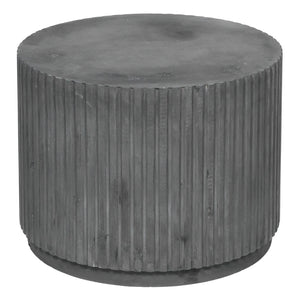 Broste Copenhagen - Rillo Side Table | Charcoal