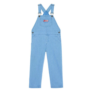 Bonton - Nope Striped Overalls | Blue