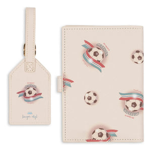 Konges Sløjd - Kick It Passport Cover and Luggage Tag | Beige