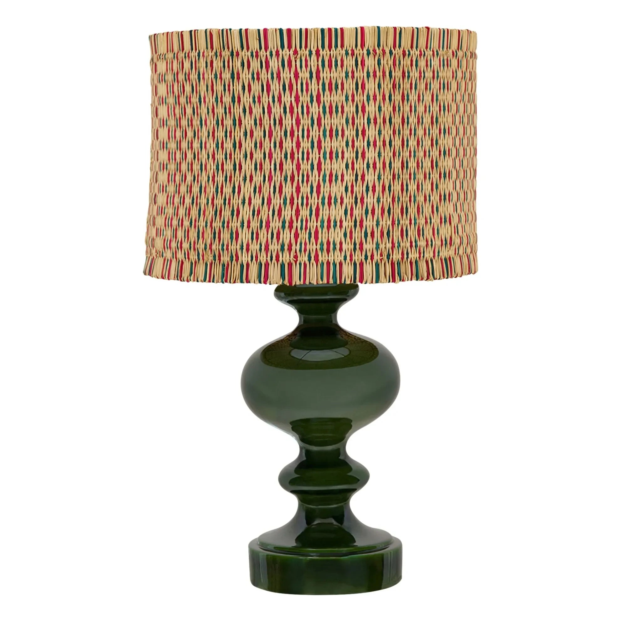 House of Capricorn - Cardosas Ceramic Lamp Base | Burgundy