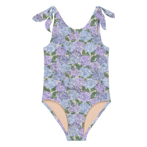 Studio Bohème - Roberta Fleurs Organic Cotton Swimsuit | Lilac
