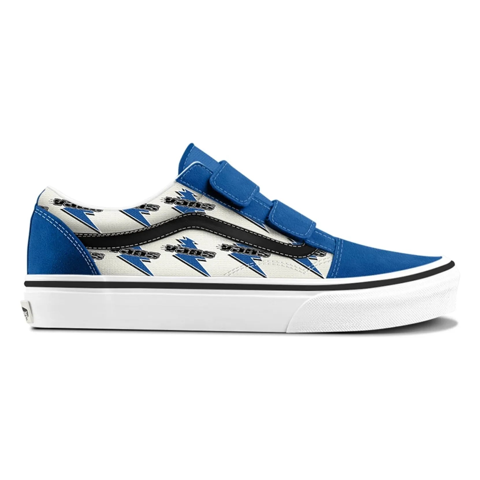 Vans - Scratch Sneakers Old Skool V Vans Lightning | Electric Blue