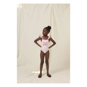 Bebe Organic - Juliet Ruffled Swimsuit | Powder Pink