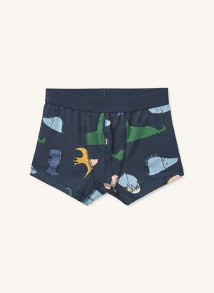 Liewood - Set of 3 Marvin Dinosaurs Organic Cotton Boxer Briefs | Beige