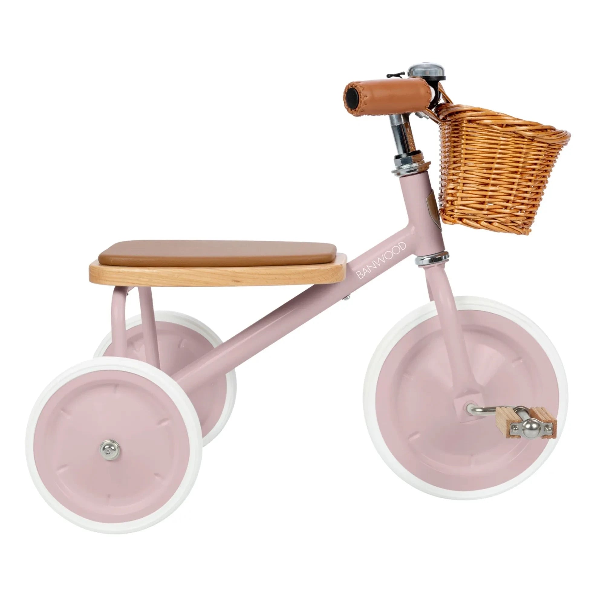 Banwood - Metal and Wood Tricycle | Dusty Pink