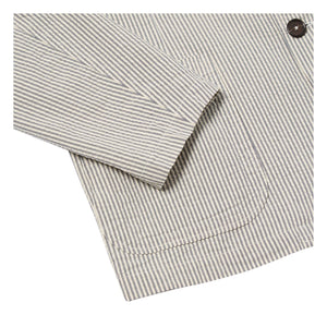 Universal Works - Striped Derby Jacket | Gray