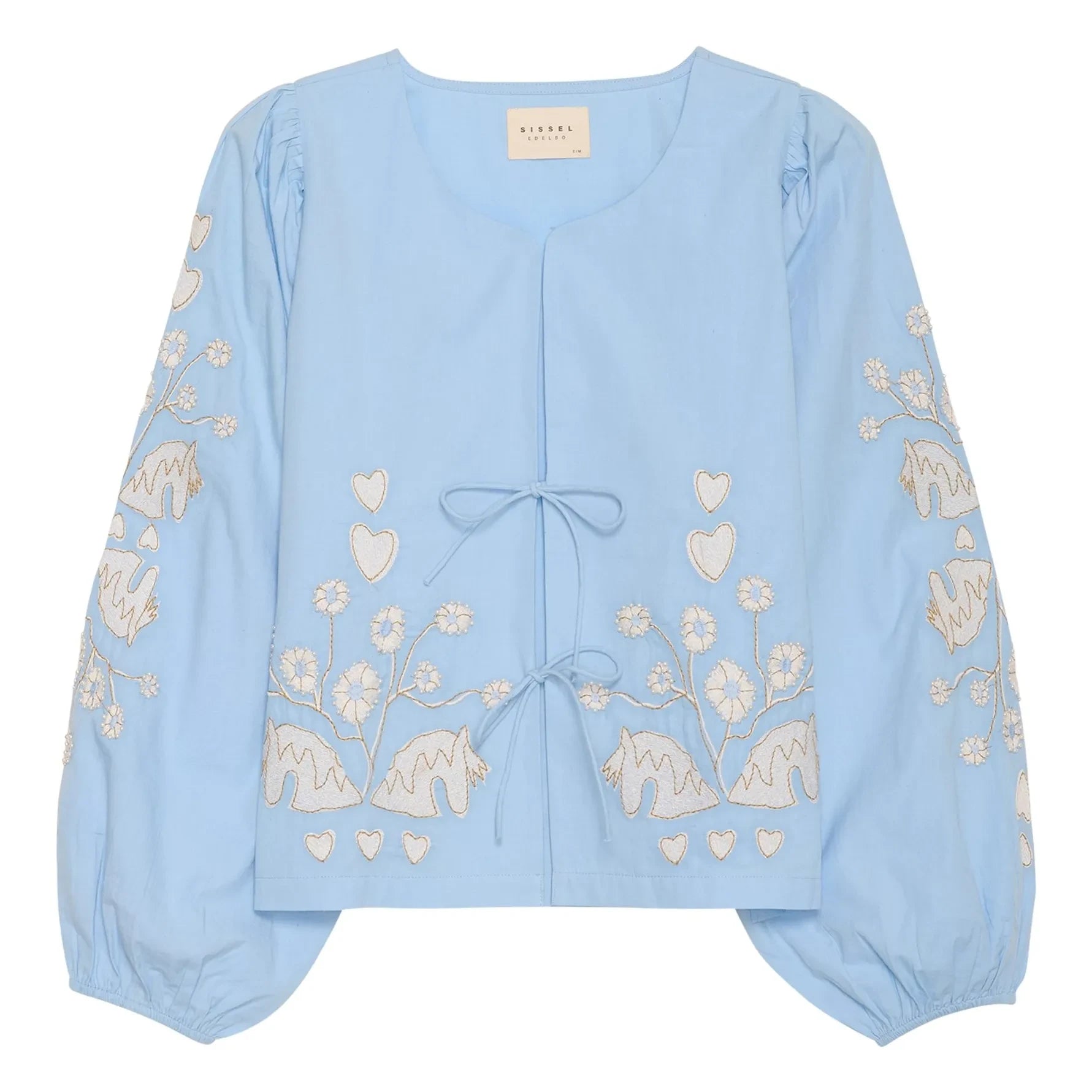 SISSEL EDELBO - Maggan Organic Cotton Blouse | Blue