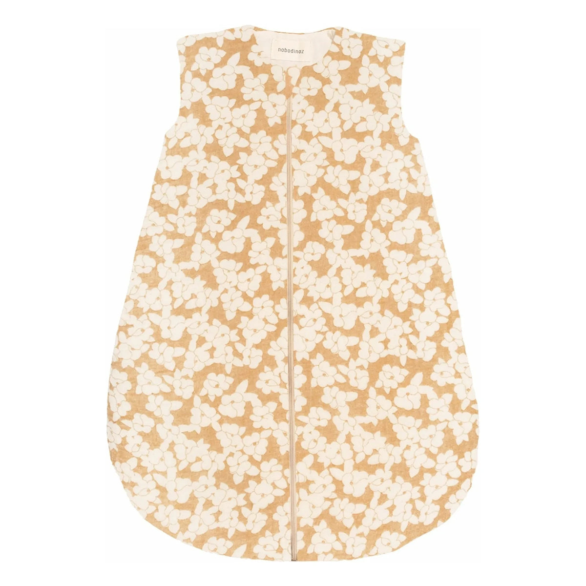 Nobodinoz - Fluffy Wabi-Sabi Sakura Seasonal Sleep Sack | Mustard