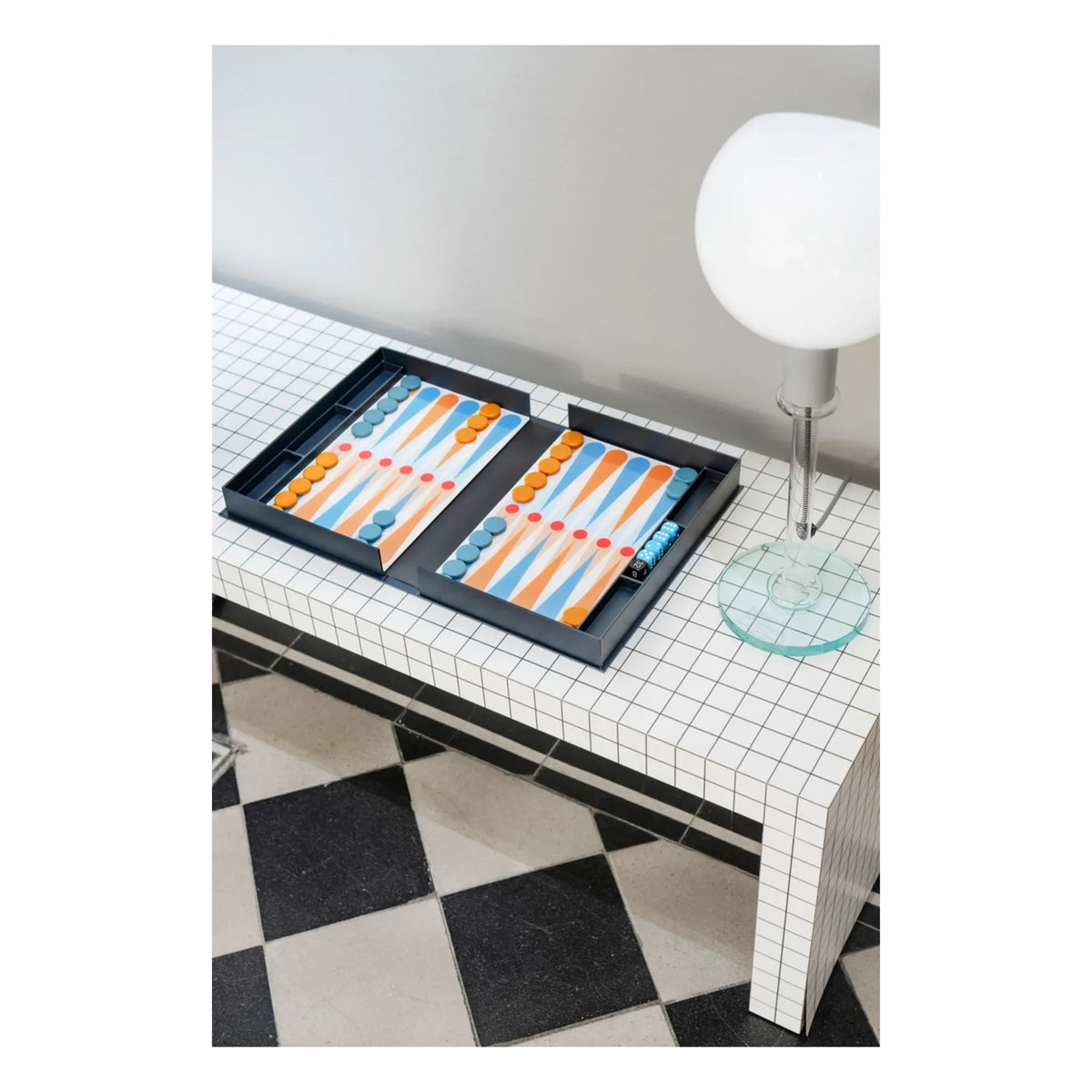 PrintWorks - Draughts Game | Dark Gray