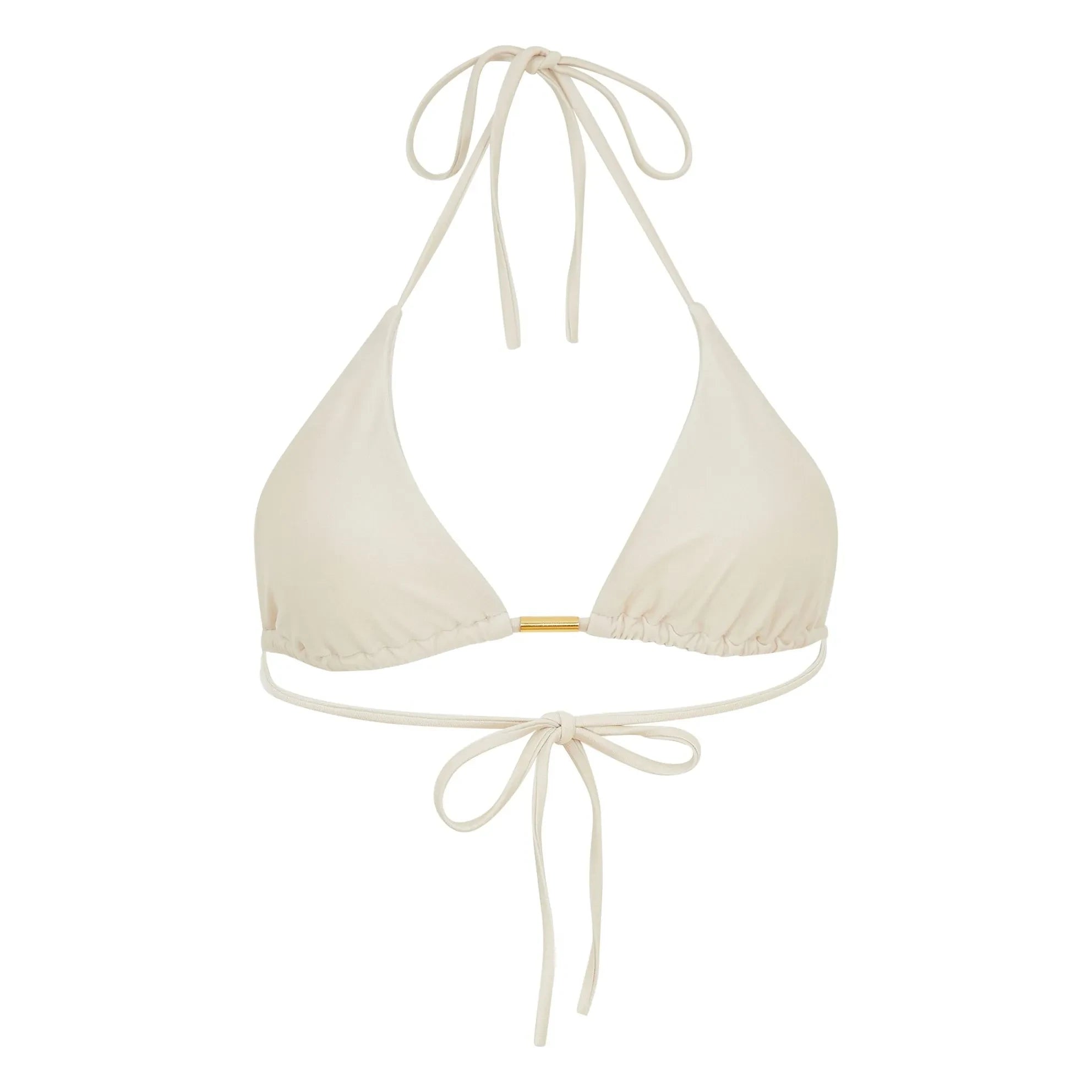 Alma Deia - Triangle Bikini Top Jenny | Off-White
