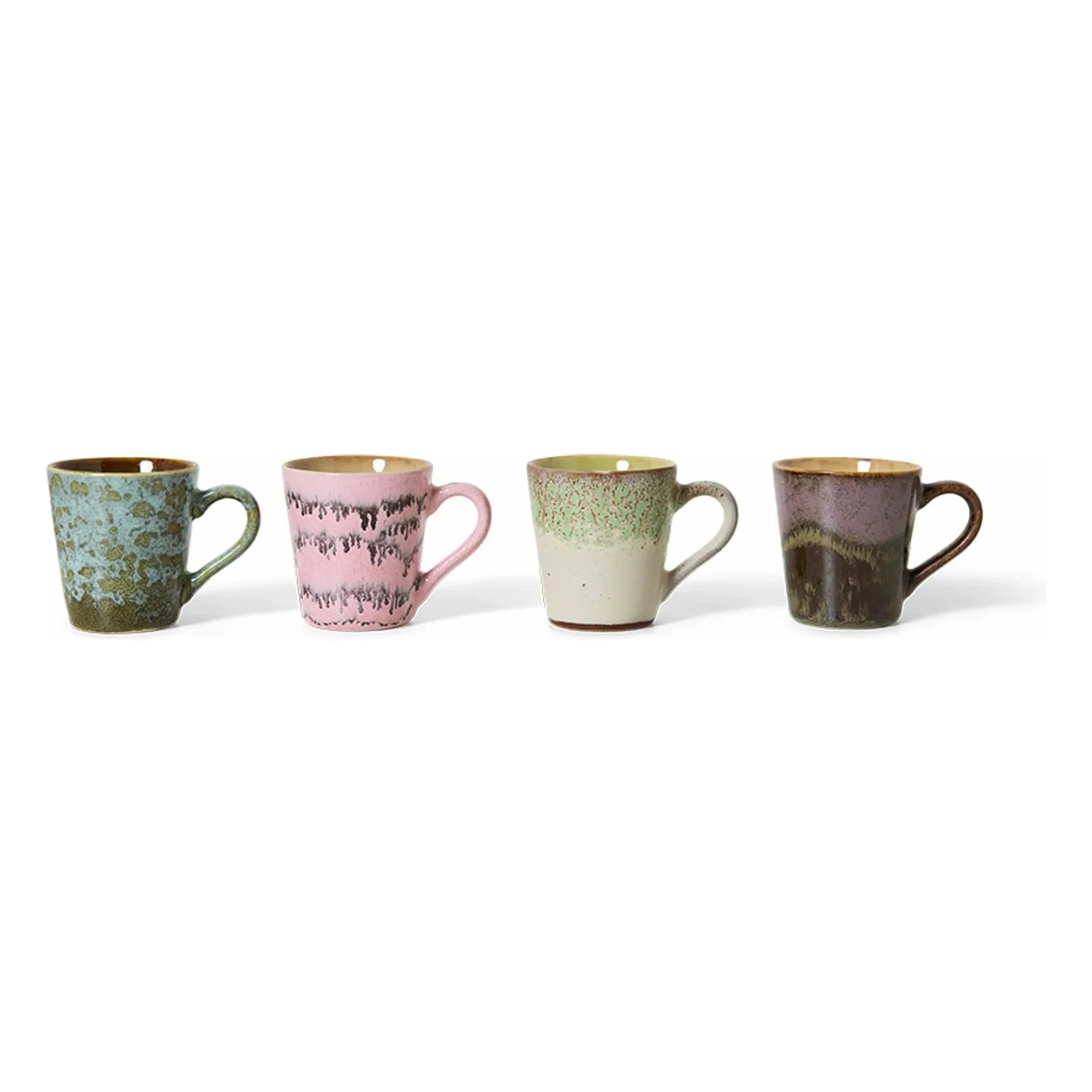 HKliving - Brustalism Espresso Cups - Set of 4