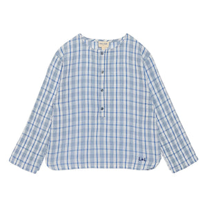 Louis Louise - Kurta Uncle Checkered | Blue
