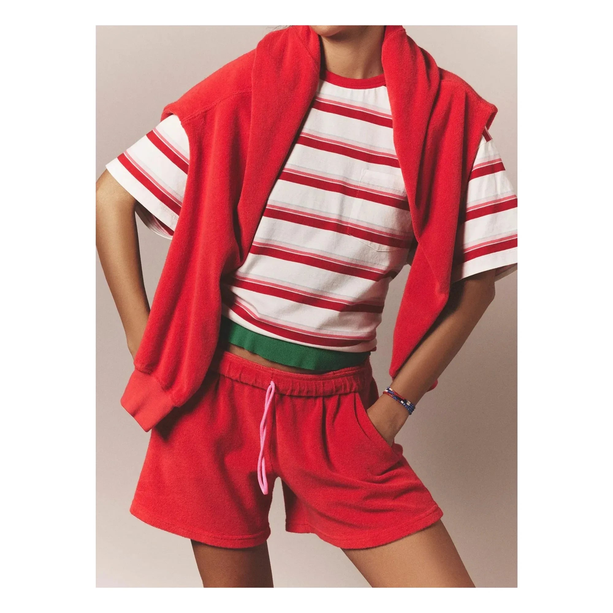 Xirena - Shayden Towel Shorts | Red
