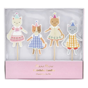 Meri Meri - Kitten Club birthday candles - set of 4