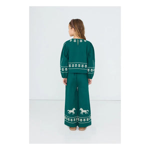 Tinycottons - Green Horse Trousers