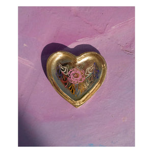 Doing Goods - Miracle Mila Heart Plate | Brass