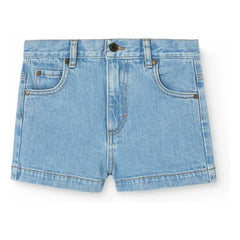 The Animals Observatory - Denim Pig Organic Cotton Shorts | Blue